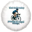 prezent dla rowerzysty balon foliowy niech kazdy zakret prowadzi do czegos dobrego rower szosowy