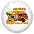 prezent dla strazaka dekoracja balon foliowy strazak medyczny wszystkiego najleps