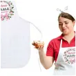 prezent fartuch bialy na dzien matki najlepsza mama na swiecie