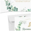 prezent na 10 rocznice slubu pamiatka kartka okolicznosciowa eukaliptus beauty 15x15 cm