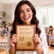 prezent na 18 20 30 40 50 60 urodziny zloty certyfikat w drewnie personalizacja