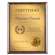 prezent na 18 20 30 40 50 60 urodziny zloty certyfikat w drewnie personalizacja