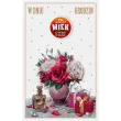 prezent na 18 30 40 50 60 70 80 90 dowolne urodziny kartka okolicznosciowa perfumy karnet
