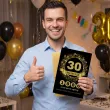 prezent na 30 urodziny trzydziestke kartka urodzinowa xl okolicznosciowa z imieniem a4