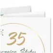 prezent na 35 rocznice slubu pamiatka kartka okolicznosciowa eukaliptus beauty 15x15 cm