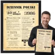 prezent na 40 urodziny czterdziestke kartka plakat gazeta w ramce dziennik polski 1986 imie
