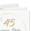 prezent na 45 rocznice slubu pamiatka kartka okolicznosciowa eukaliptus beauty 15x15 cm