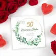 prezent na 50 rocznice slubu zlote gody pamiatka kartka okolicznosciowa eukaliptus beauty 15cm