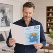prezent na 50 urodziny kartka okolicznosciowa xl 50 zlotych personalizacja