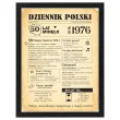 prezent na 50 urodziny piecdziesiatke kartka plakat gazeta w ramce dziennik polski 1976 imie