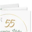 prezent na 55 rocznice slubu pamiatka kartka okolicznosciowa eukaliptus beauty 15x15 cm