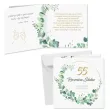 prezent na 55 rocznice slubu pamiatka kartka okolicznosciowa eukaliptus beauty 15x15 cm