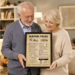 prezent na 70 urodziny siedemdziesiatke kartka plakat gazeta w ramce dziennik polski 1986 imi
