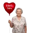 prezent na dzien babci balon foliowy kocham cie babciu czerwony dekoracja 18 hrt