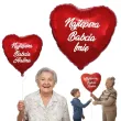 prezent na dzien babci balon foliowy z imieniem najlepsza babcia personalizowany dekoracja