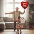 prezent na dzien babci balon foliowy z imieniem najlepsza babcia personalizowany dekoracja