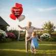 prezent na dzien babci balon foliowy z imieniem najlepsza babcia personalizowany dekoracja
