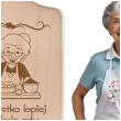 prezent na dzien babci deska do krojenia wszystko lepiej smakuje gdy babcia gotuje 11 5 x 26