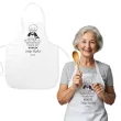 prezent na dzien babci fartuch kuchenny personalizowany babcia gotuje z imieniem 101 cm