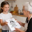 prezent na dzien babci fartuch kuchenny personalizowany babcia gotuje z imieniem 101 cm
