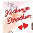 prezent na dzien babci i dziadka urodziny drewniany kalendarz kochanym dziadkom 28x27 cm