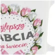 prezent na dzien babci kubek z nadrukiem najlepsza babcia na wiecie bialy 330 ml