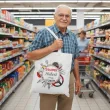 prezent na dzien babci materialowa torba z imieniem na zakupy dziadek potrafi wszystko