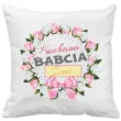 prezent na dzien babci poszewka na poduszke z imieniem kochana babcia personalizowana 40 x 40