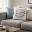 prezent na dzien babci poszewka na poduszke z imieniem kochana babcia personalizowana 40 x 40