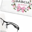prezent na dzien babci sciereczka z mikrofibry do czyszczenia okularow bialy 15 x 10 cm