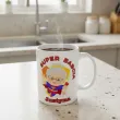 prezent na dzien babci urodziny kubek personalizowany super babcia imie 330 ml