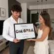 prezent na dzien chlopaka fotoramka z imieniem najlepszy chlopak personalizacja certyfikat a3