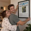prezent na dzien chlopaka ramka z imieniem dziennik najlepszy chlopak gazeta certyfikat a3