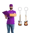 prezent na dzien chlopaka urodziny muzyka brelok do kluczy gitara elektryczna stratocaster