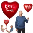 prezent na dzien dziadka balon foliowy kocham cie dziadku czerwony dekoracja 18 hrt