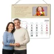 prezent na dzien dziadka drewniany kalendarz personalizowany z imieniem 29x26 cm