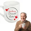 prezent na dzien dziadka kubek personalizowany kochany dziadek z imieniem 290 ml