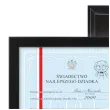 prezent na dzien dziadka swiadectwo dyplom najlepszego dziadka personalizowany w ramce a4
