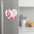 prezent na dzien kobiet 8 marca magnes gerbery na lodowke dla kolezanek z pracy klasy 9 cm