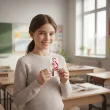 prezent na dzien kobiet bileciki merci gerbery dla kolezanek z pracy klasy 5 szt