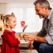 prezent na dzien kobiet dekoracja na lizaka tulipan do przedszkola szkoly pracy 18 cm