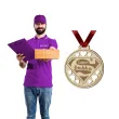 prezent na dzien kobiet drewniany medal super babka serca 72 mm 1 szt