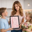 prezent na dzien matki 26 maja swiadectwo w ramce dyplom najlepszej mamy personalizacja a4