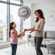 prezent na dzien matki balon foliowy z imieniem najlepsza mama personalziowany dekoracja