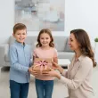 prezent na dzien matki kubek podkladka magnes i kartka zestaw upominkowy 290 ml