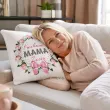 prezent na dzien matki poszewka na poduszke z imieniem kochana mama personalizowana 40 x 40