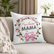 prezent na dzien matki poszewka na poduszke z imieniem kochana mama personalizowana 40 x 40