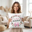prezent na dzien matki poszewka na poduszke z imieniem kochana mama personalizowana 40 x 40