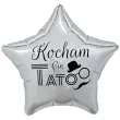 prezent na dzien ojca 23 czerwca balon foliowy kocham cie tato szary dekoracja 19 str
