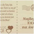 prezent na dzien ojca 23 czerwca drewniana pocztowka najlepszy tata na swiecie upominek